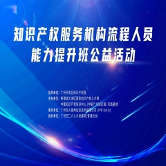 第二期《涉外知识产权服务人才能力提升公益培训班》